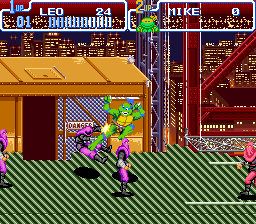 Teenage Mutant Ninja Turtles IV - Turtles in Time Screenshot 1